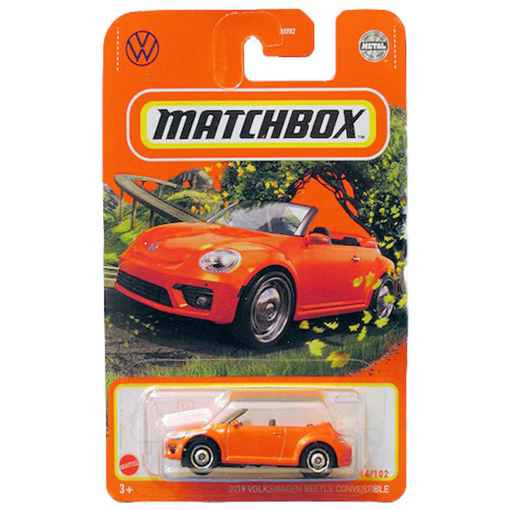 Matchbox Regular Card - 2019 Volkswagen Beetle Convertible # 52/100