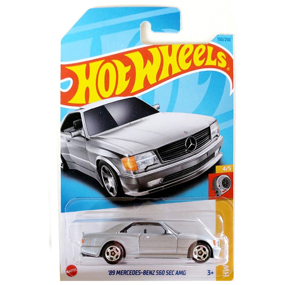 Hot Wheels Mainline – 89 Mercedes-Benz 560 SEC AMG # 4/5 & 150/250