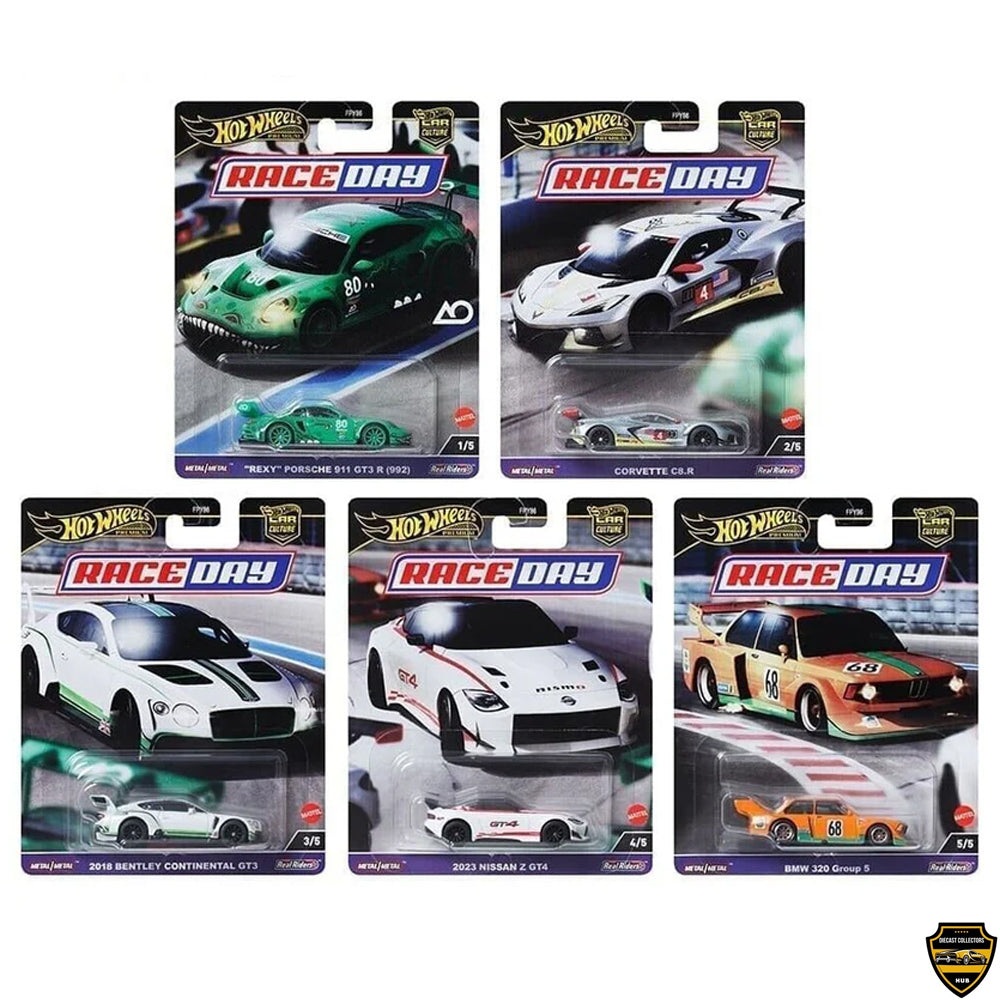 Hot Wheels Premium Set Race Day - 2024 Car Culture Case D