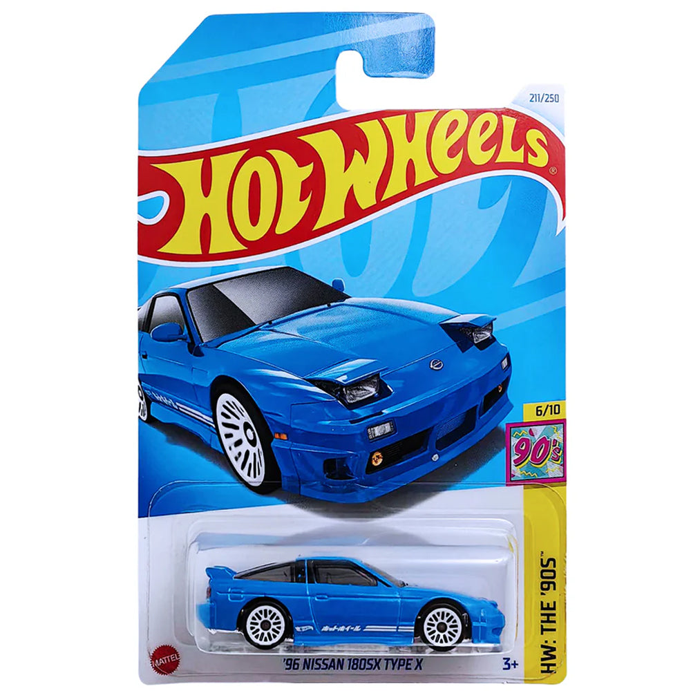 Hot Wheels Mainline - 96 Nissan 180SX Type X # 6/10 & 211/250