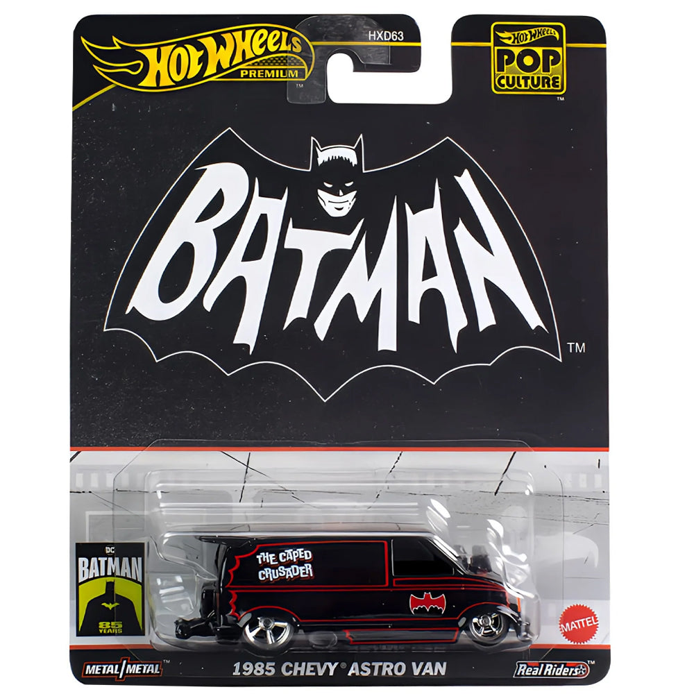 Hot Wheels Premium - Pop Culture # Batman - 1985 Chevy Astro Van