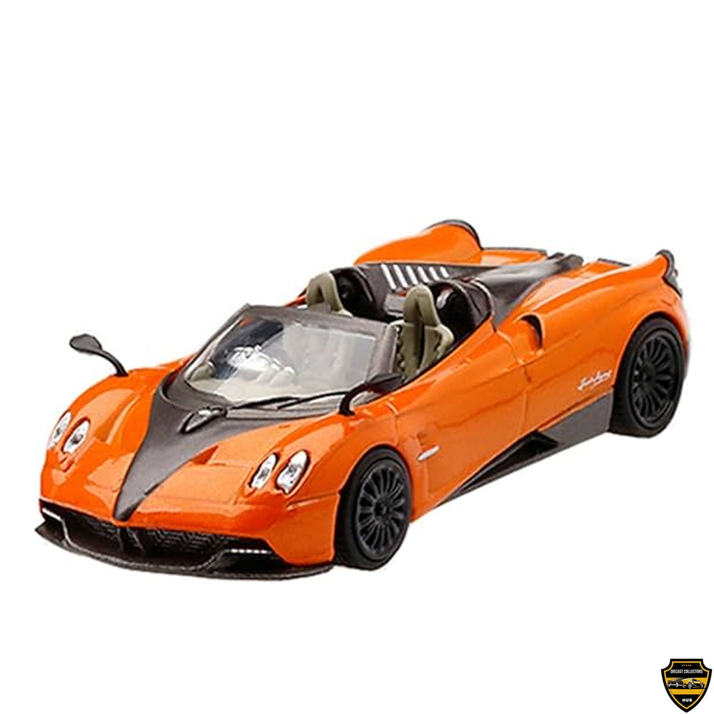 Mini GT 1:64 Die Cast # 78 - Pagani Huayra Roadster Arancio Saint Tropez Limited 2,400