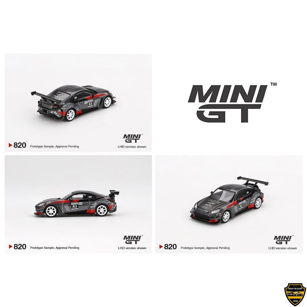 Mini GT 1:64 Toyota GR86 Larry Chen’s HKS Turbocharged GR86 – Grey – Limited Edition
