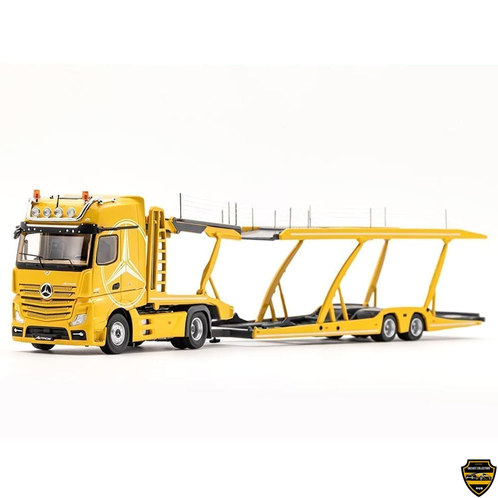 GCD 1:64 Mercedes-Benz AMG Actros Auto Transporter – Yellow