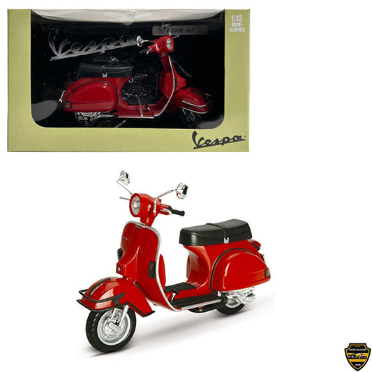 Die Cast 1:12 1978 Vespa Piaggion P200E del - Motorcycles - Red