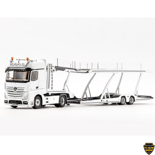 GCD 1:64 Mercedes-Benz AMG Actros Auto Transporter – White