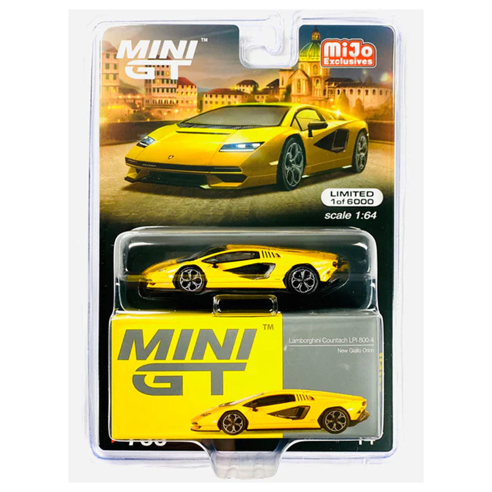 Mini GT 1:64 Lamborghini Revuelto – Giallo Yellow (886)