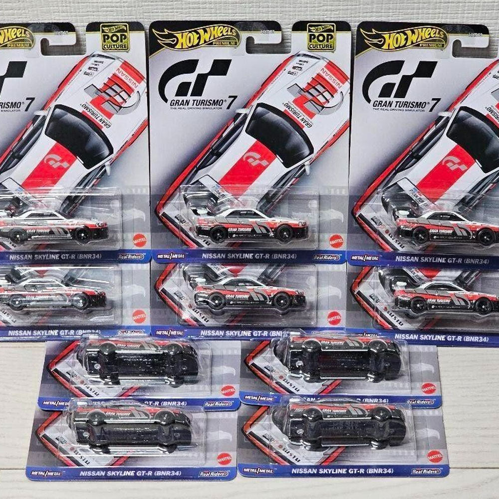 Hot Wheels Nissan Skyline GT-R R34 GT Gran Turismo Solid Case 10pcs