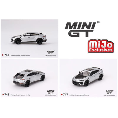 Mini GT 1:64 Lamborghini Urus Performante – Grigio Nimbus – MiJo Exclusives