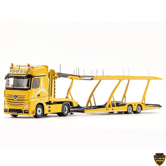 GCD 1:64 Mercedes-Benz AMG Actros Auto Transporter – Yellow